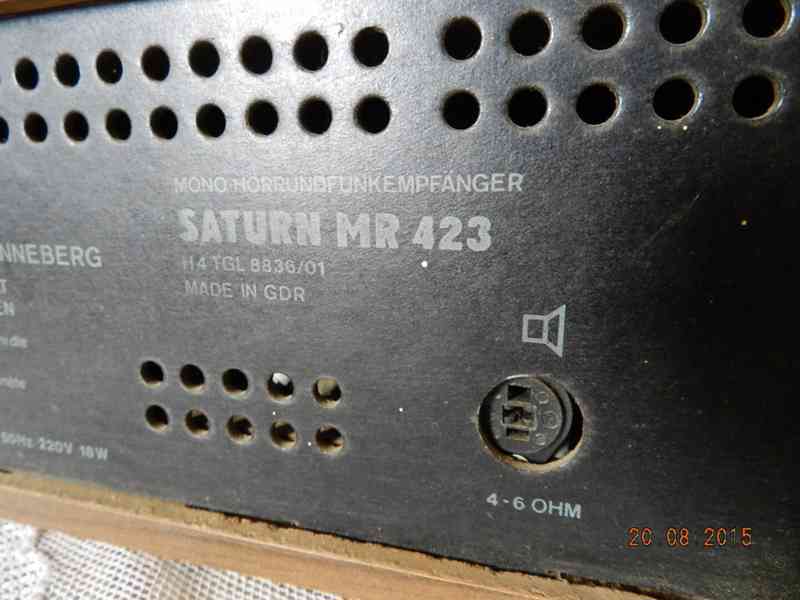 Staré radio Saturn MR 423 Made in GDR - foto 8