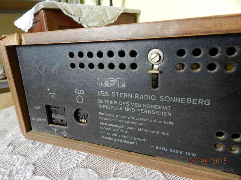 Staré radio Saturn MR 423 Made in GDR - foto 7