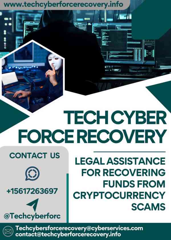 USDT AND ETHEREUM RECOVERY EXPERT\TECH CYBER FORCE RECOVERY - foto 1