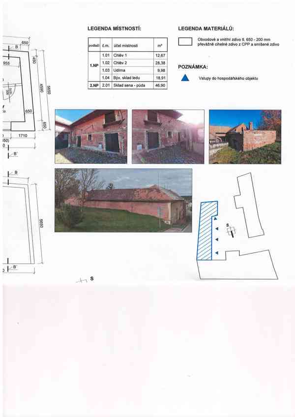 Rozsáhlý RD +další budovy + pozemky  Dřínov, okr. Kroměříž - foto 14