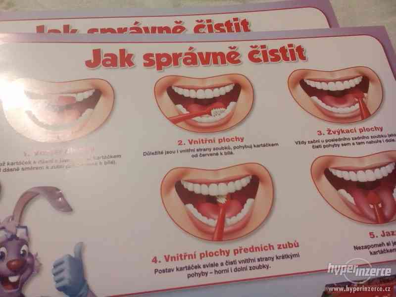 Plakát ,,Jak správně čistit zuby'' 2ks - foto 1