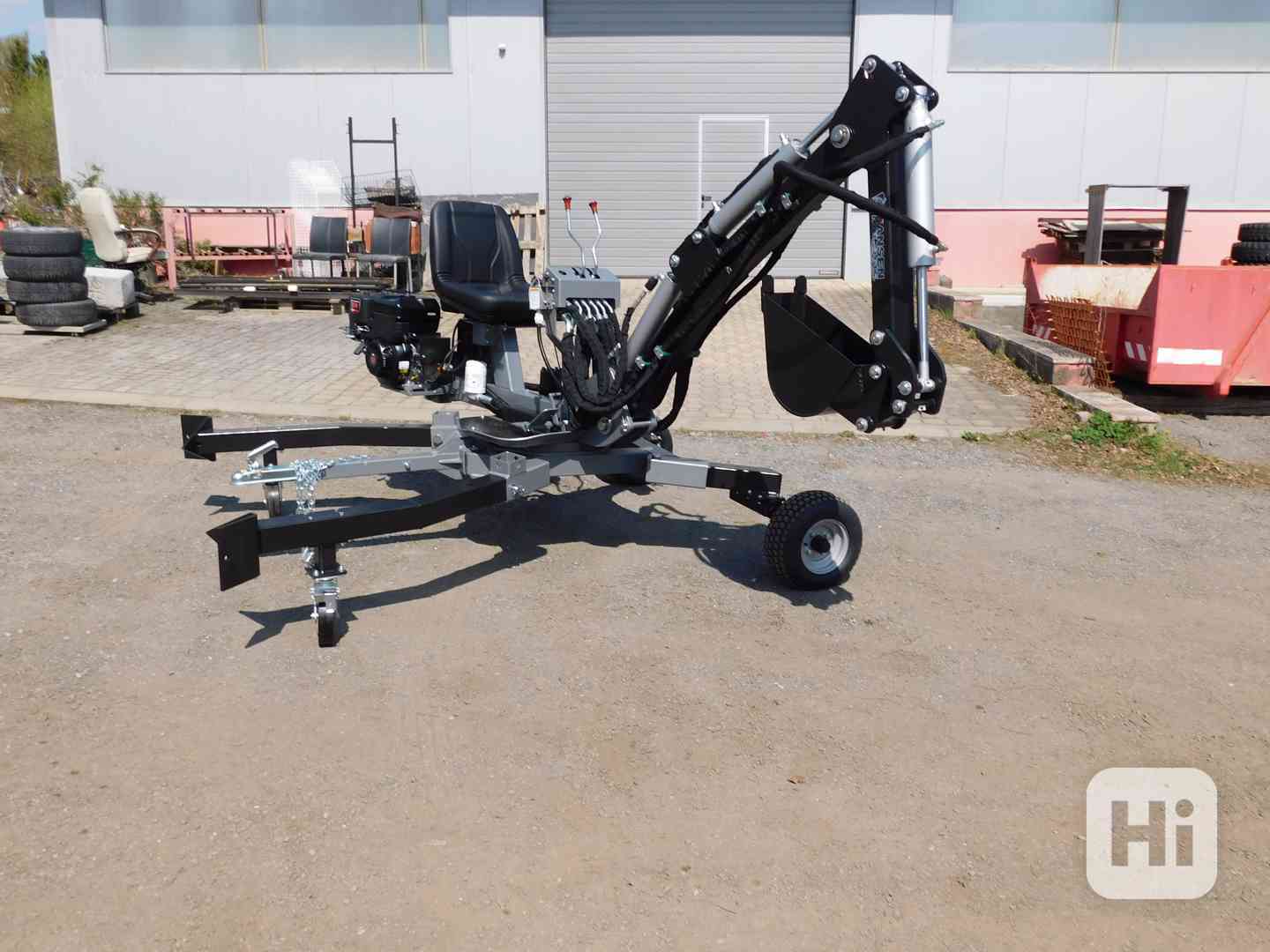 Minibagr Jansen MB-360°  benzínový kráčející bagr - foto 1