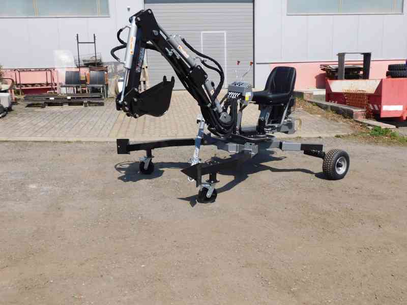 Minibagr Jansen MB-360°  benzínový kráčející bagr - foto 8