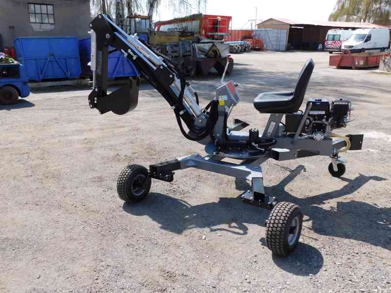 Minibagr Jansen MB-360°  benzínový kráčející bagr - foto 2