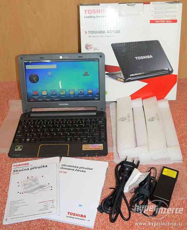 Netbook TOSHIBA AC 100, TOP STAV, komplet balení! - foto 1
