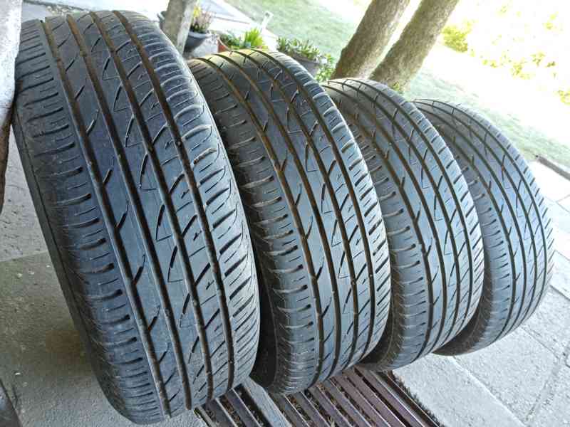 Obutá alu kola 15ky 5x100 pneu 90% ŠKODA VW SEAT - dobírka - foto 4