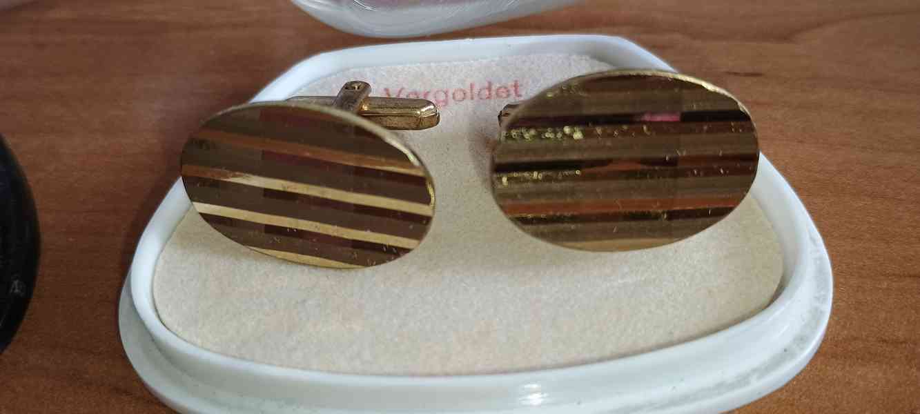 Manžetové knoflíčky Vergoldet - foto 3
