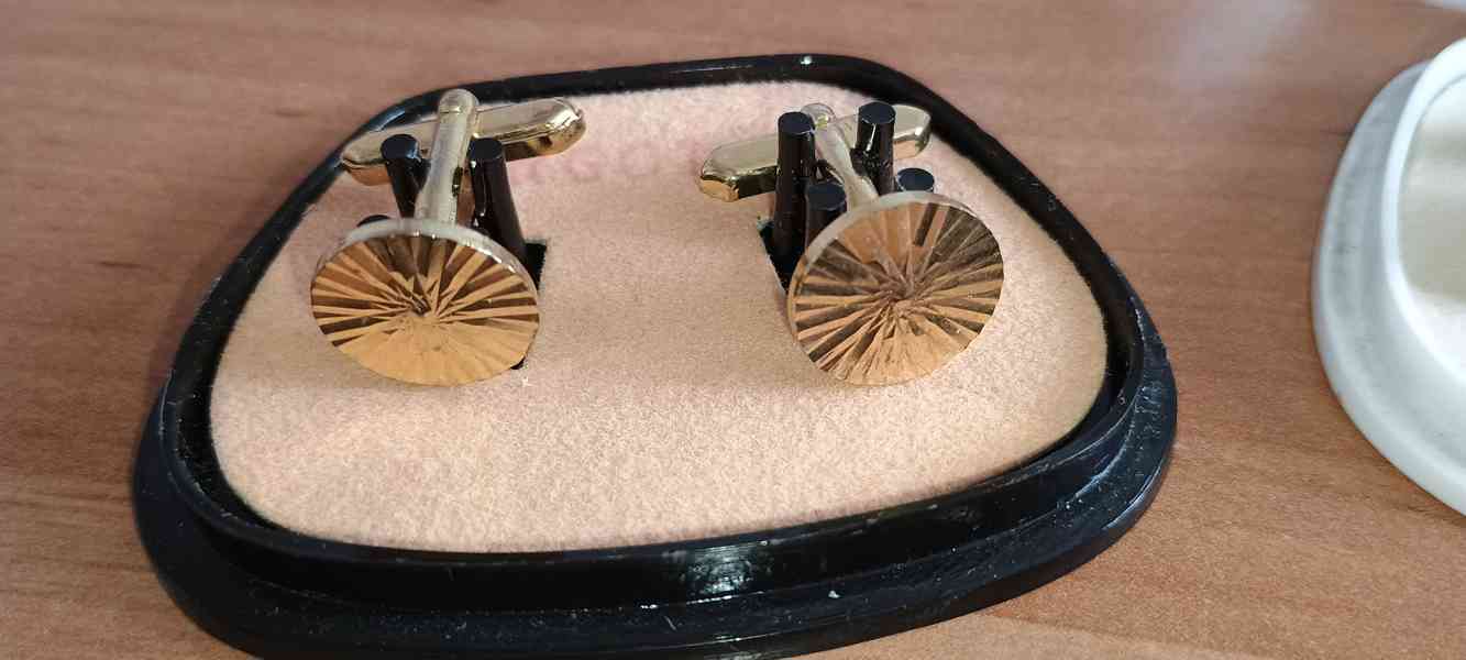 Manžetové knoflíčky Vergoldet - foto 2