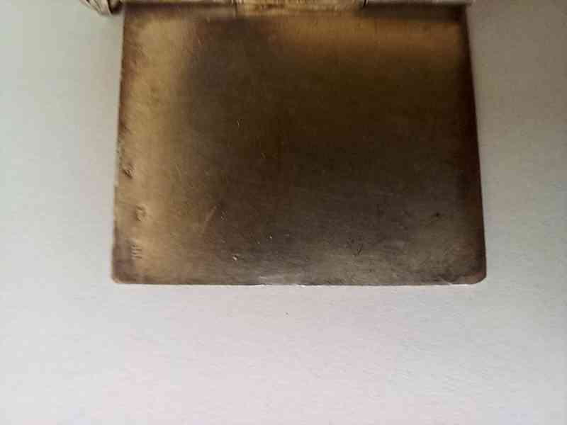 Starožitný stříbrný přívěsek - otevírací knížka na foto .  - foto 5