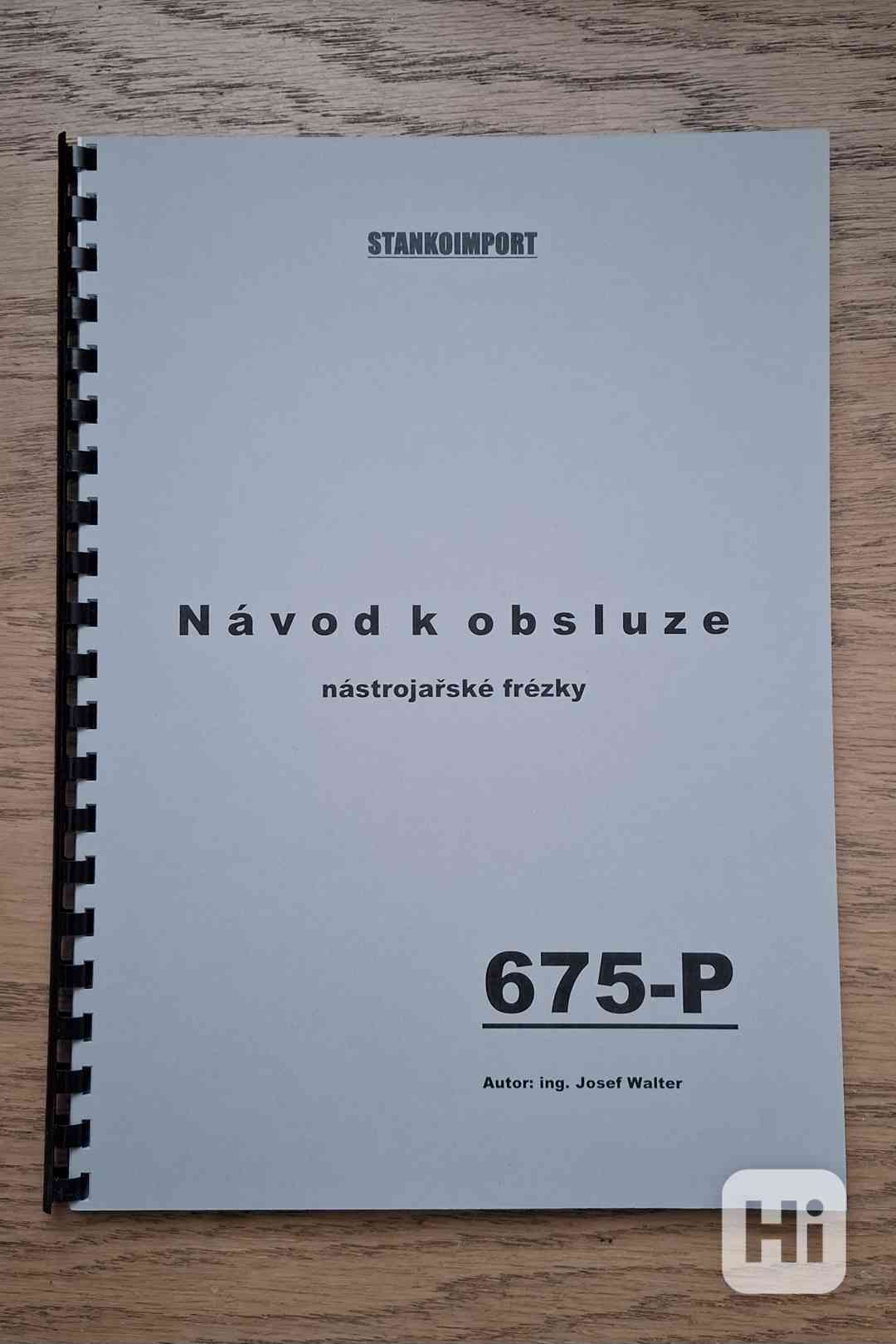 Návod frézky 675 P - foto 1