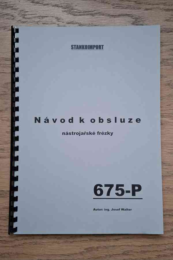 Návod frézky 675 P - foto 1
