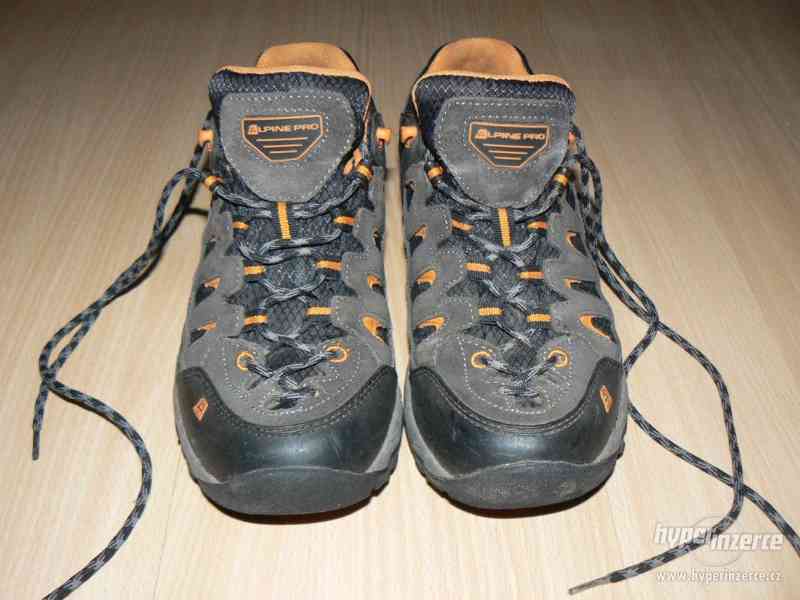 Trekové kožené botasky ALPINE PRO vel. 41 - SLEVA - foto 3