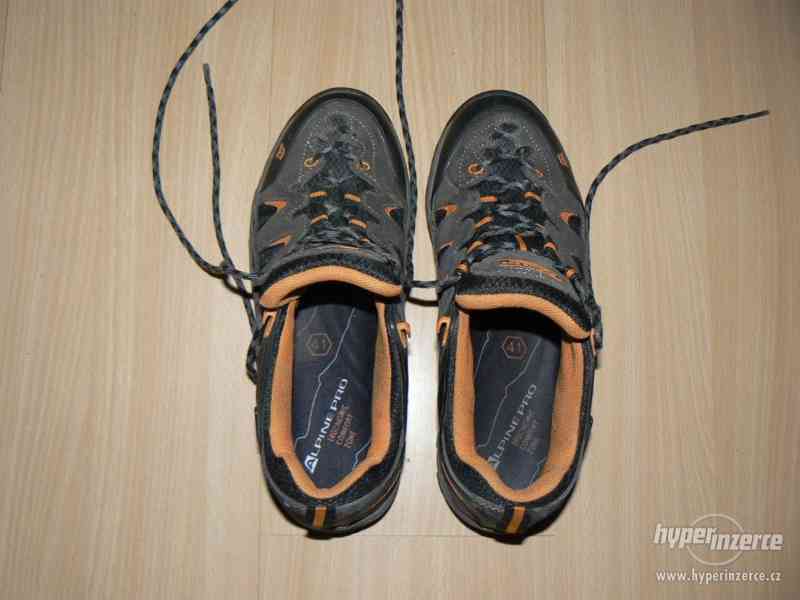 Trekové kožené botasky ALPINE PRO vel. 41 - SLEVA - foto 5