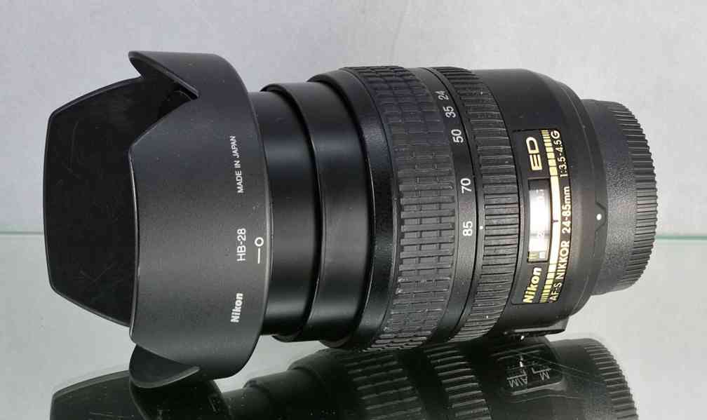 Nikon AF-S 24-85mm F/3.5-4.5 G ED *full-frame ZOOM - foto 8