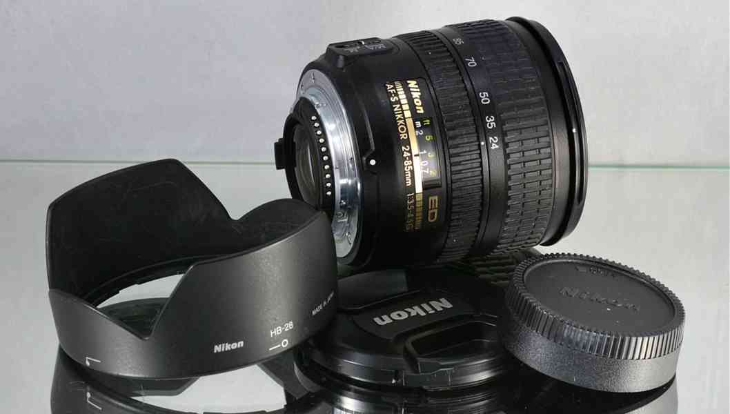 Nikon AF-S 24-85mm F/3.5-4.5 G ED *full-frame ZOOM - foto 3