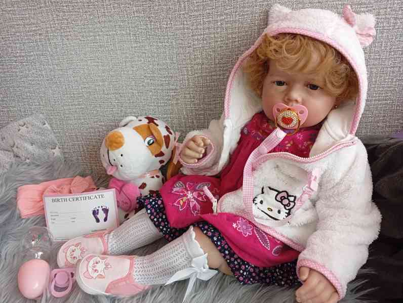 Realistická Reborn panenka Liam 70 cm  - foto 2