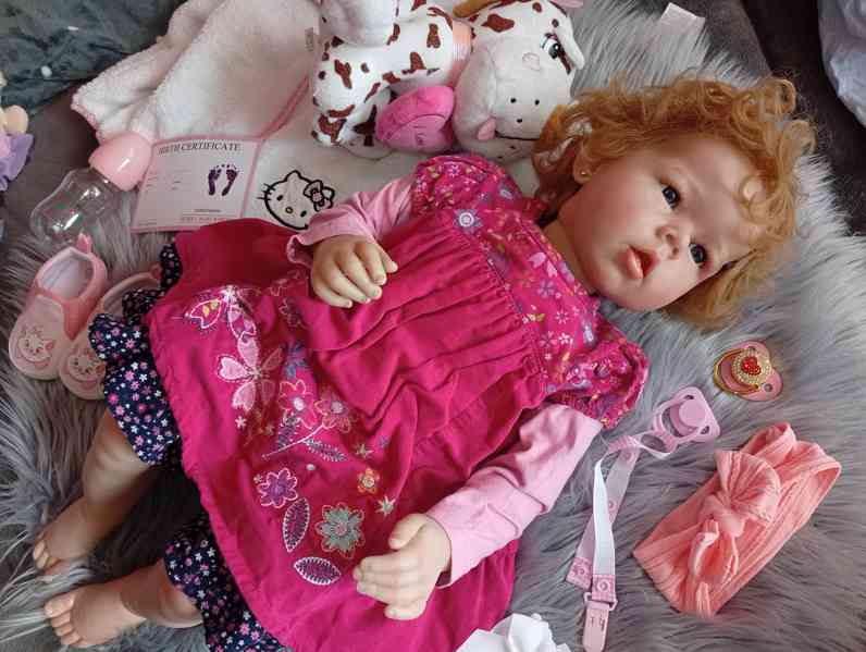 Realistická Reborn panenka Liam 70 cm  - foto 12