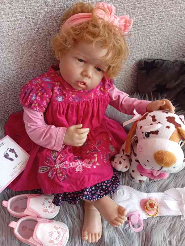 Realistická Reborn panenka Liam 70 cm  - foto 8