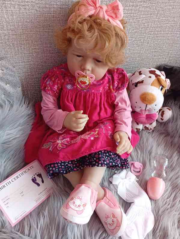 Realistická Reborn panenka Liam 70 cm  - foto 7