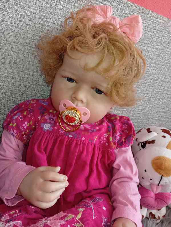 Realistická Reborn panenka Liam 70 cm  - foto 6