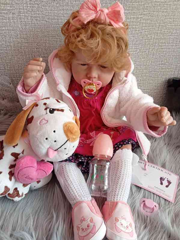 Realistická Reborn panenka Liam 70 cm  - foto 4