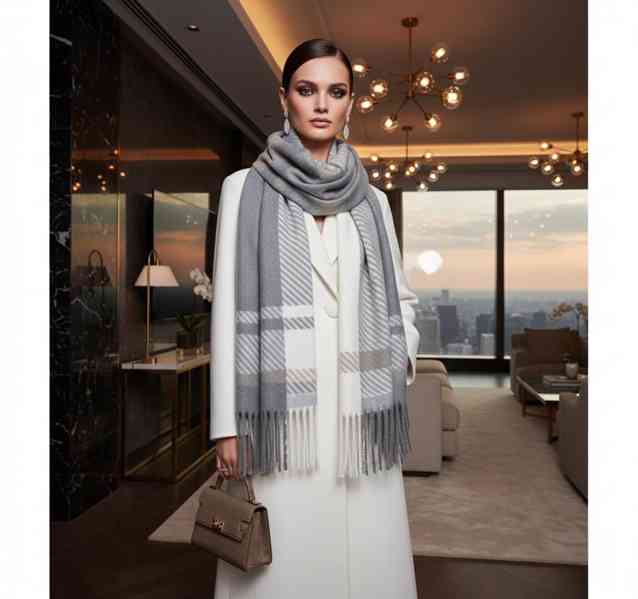 Dámské, pánské šály a rukavice  - foto 11