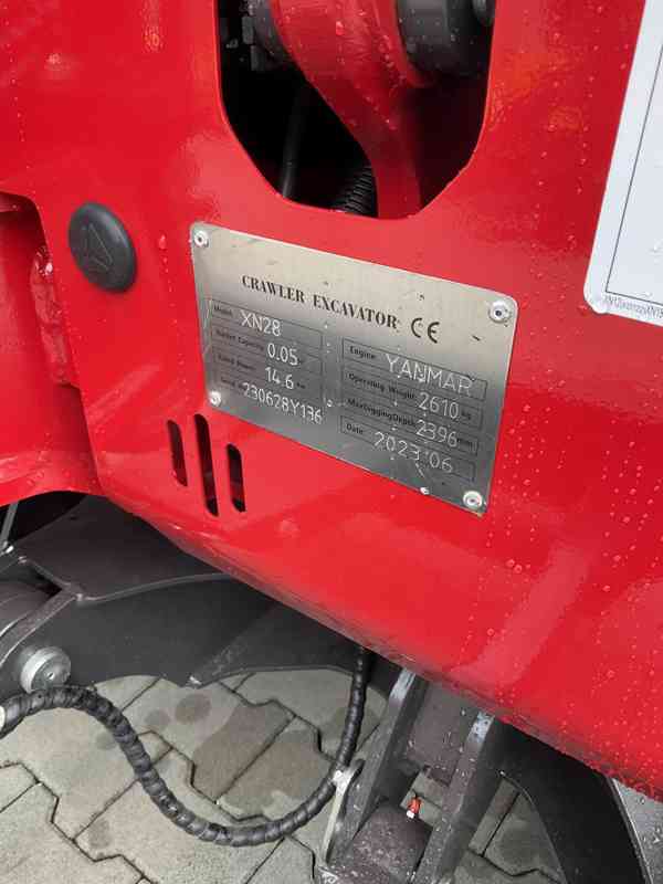 Bagr Crona CR XN 28 Yanmar, hmotnost 2610 kg - foto 6