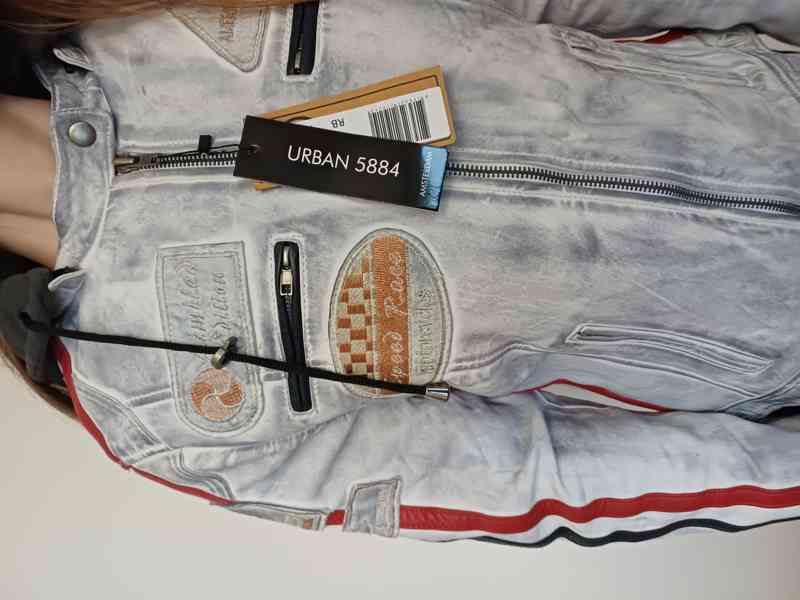 Dámská kožená moto bunda W-TEC Sheawen Lady - foto 2