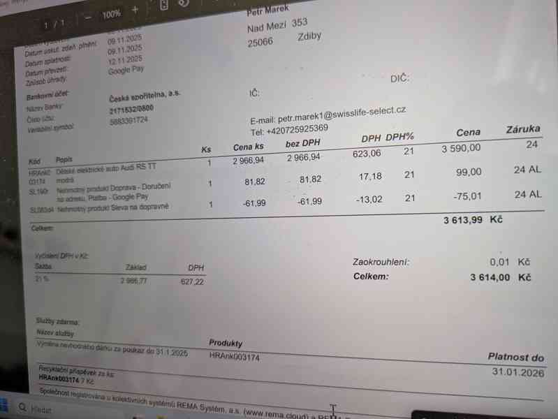 Prodám Audi RS TT modrá v záruce!!!/jedou použité - foto 2