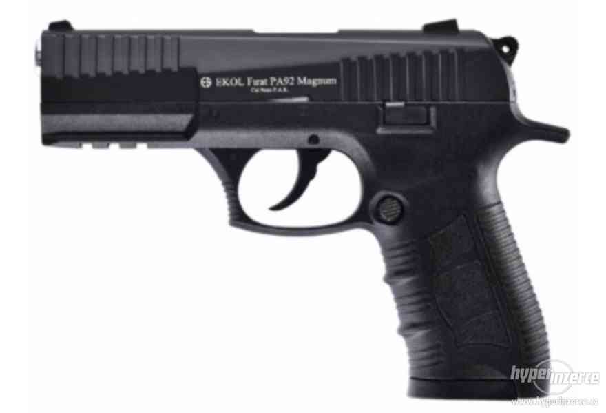Plynová pistole Ekol Firat Magnum PA92 černá cal.9mm - foto 1