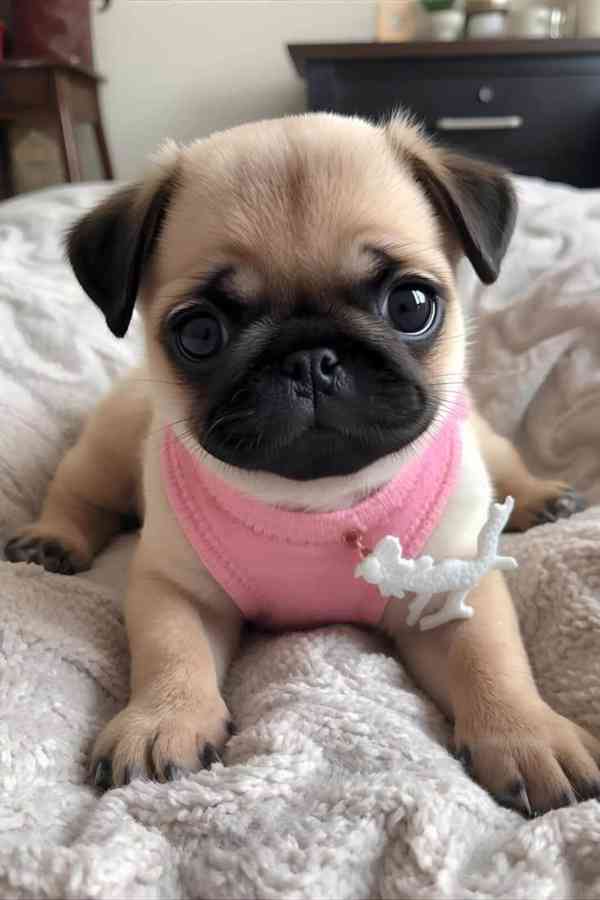  Dárek zdarma  krásná štěňata mopse k adopci   - foto 2