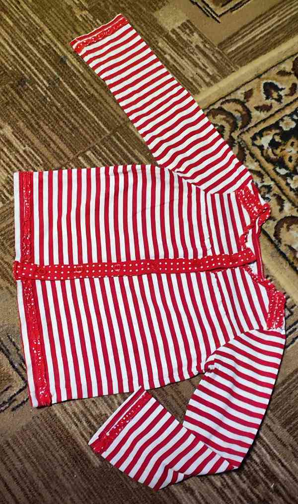 Dětské tričko s proužky, vel. 110 - foto 2