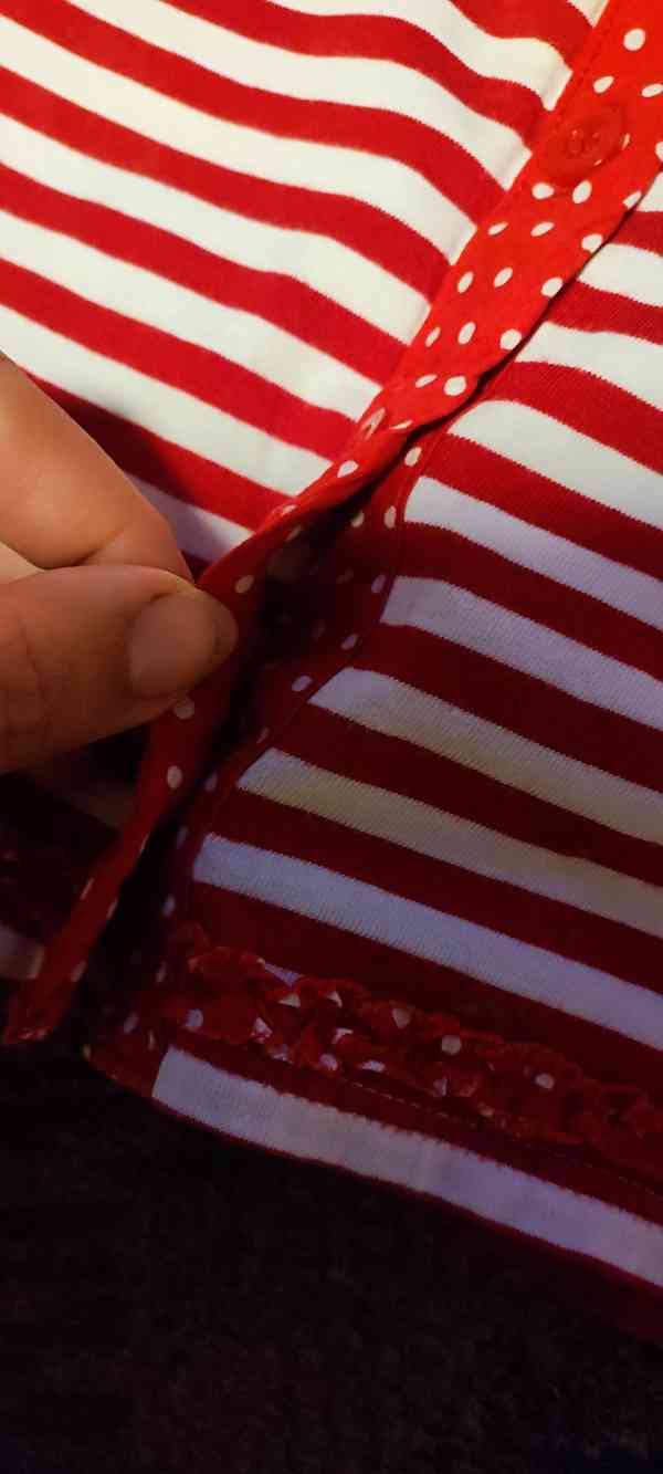 Dětské tričko s proužky, vel. 110 - foto 6