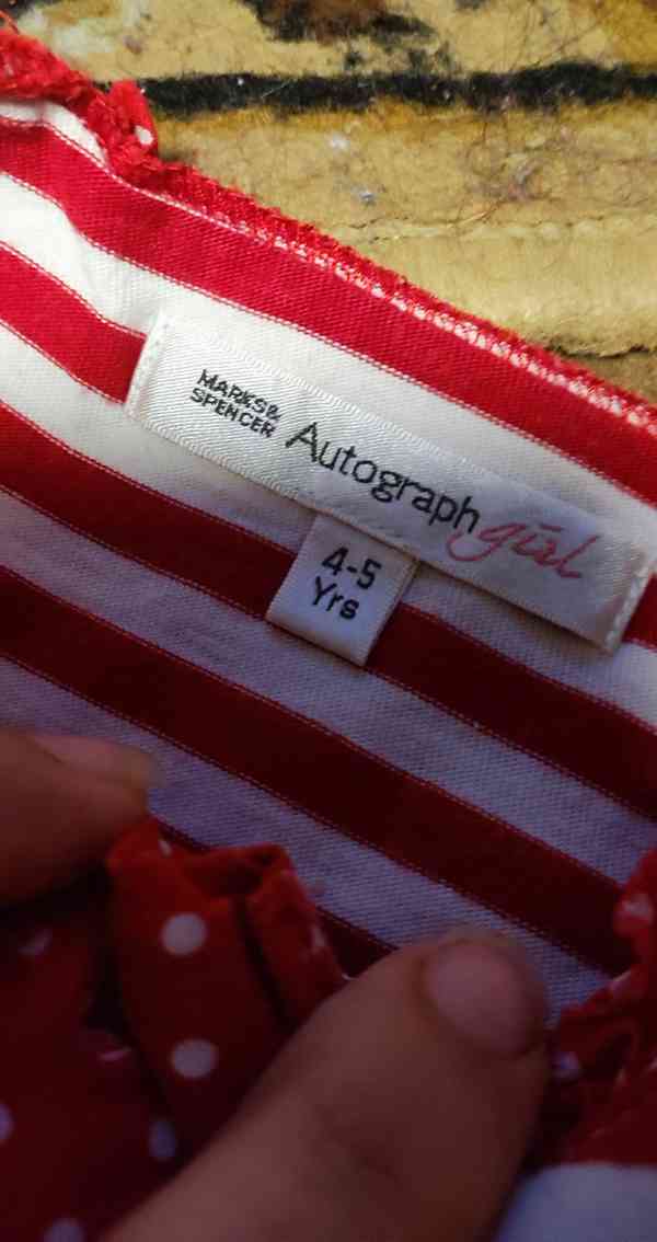 Dětské tričko s proužky, vel. 110 - foto 3