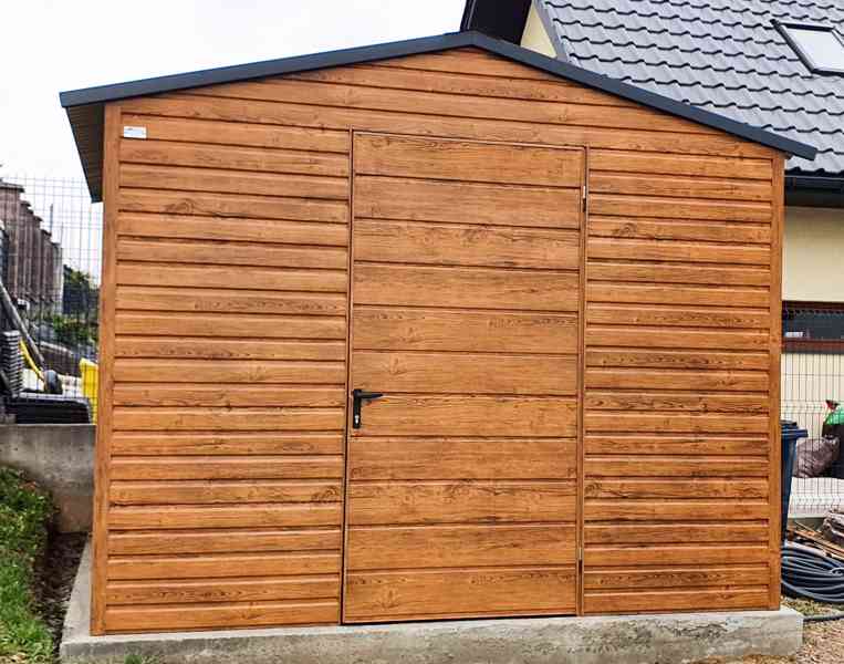 Zahradní domek 3m x 3m, sedlová střecha - dveře TS278 - foto 2