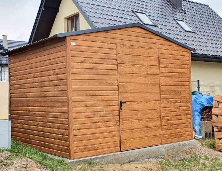 Zahradní domek 3m x 3m, sedlová střecha - dveře TS278 - foto 3