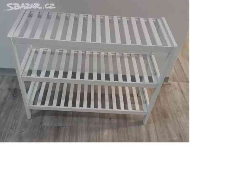 Botník, organizér na boty 3 patrový 70x26x55 cm