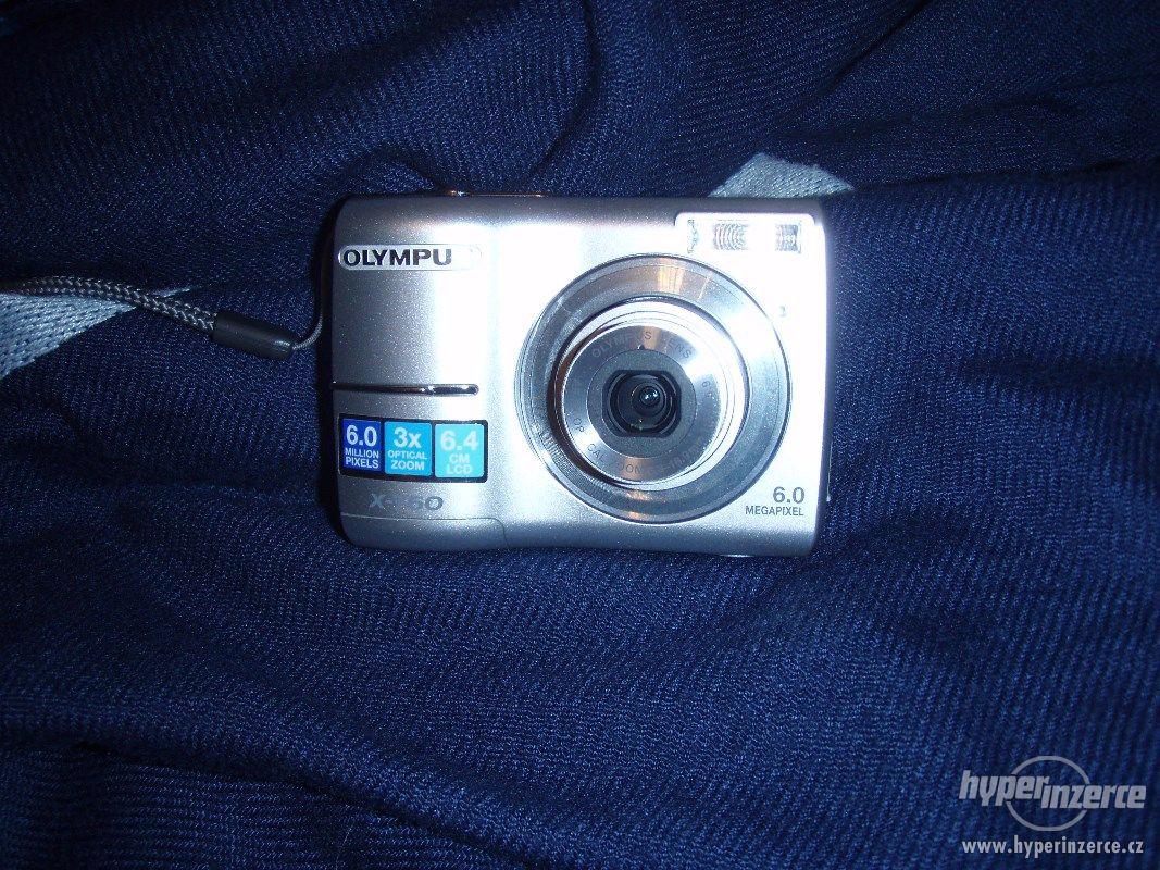 Prodám  digitální fotoaparát OLYMPUS  X 760, - foto 1