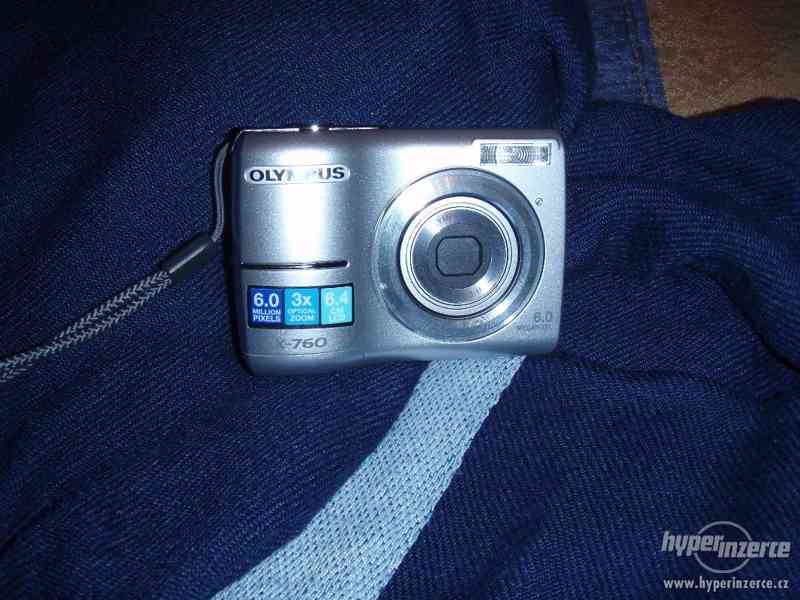 Prodám  digitální fotoaparát OLYMPUS  X 760, - foto 2