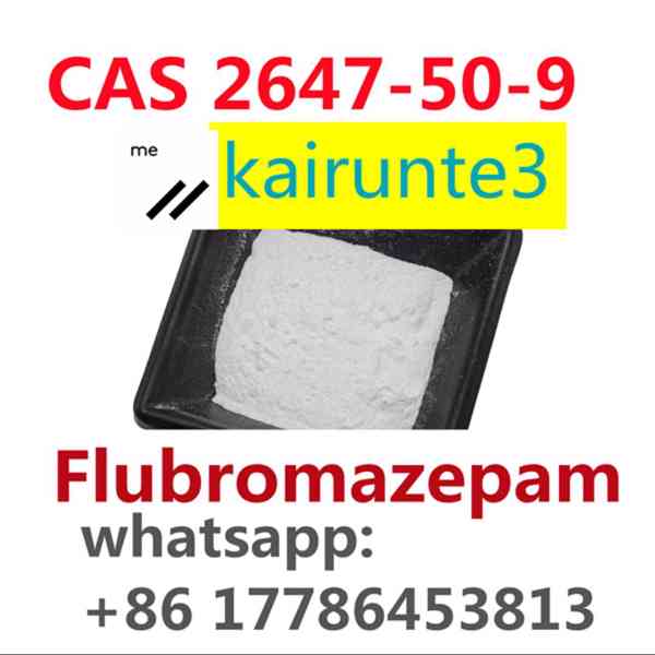 USA UK CANADA High Purity Flubromazepam powder CAS 2647-50-9 - foto 1