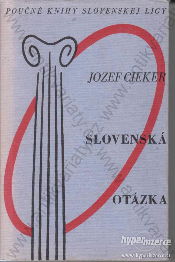 Slovenská otázka Jozef Cieker 1935 - foto 1