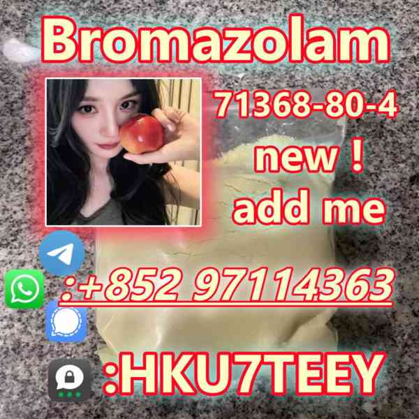 Bromazolam,71368-80-4,in stock(+852 97114363) - foto 3