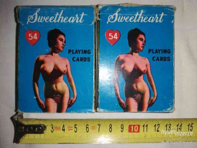 Žolíkové karty - akty - 2ks - SWEETHEART - foto 1