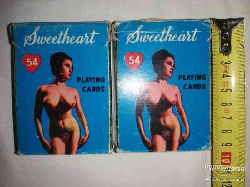 Žolíkové karty - akty - 2ks - SWEETHEART - foto 2