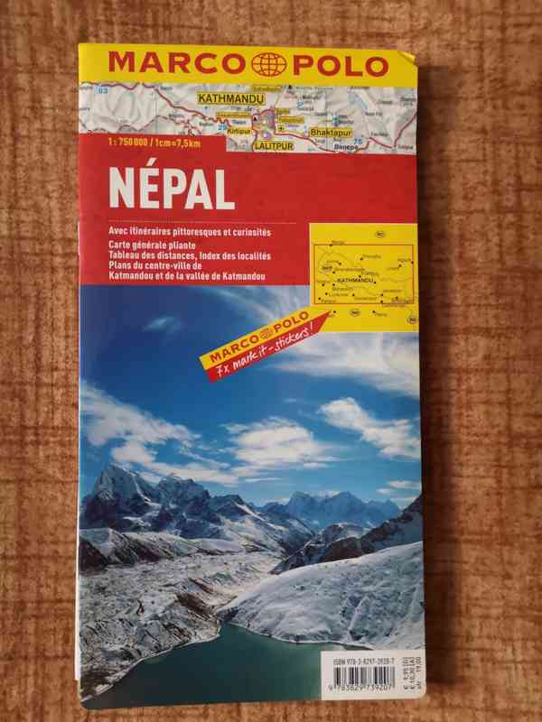  Mapa Nepál - foto 1