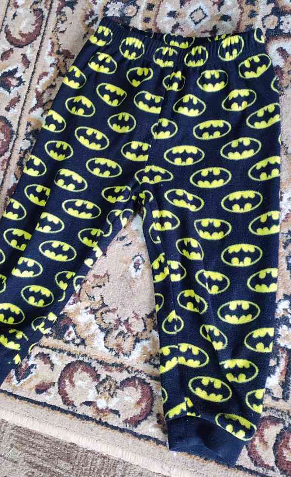 Dětské fleecové kalhoty Batman, vel. 98 - foto 2