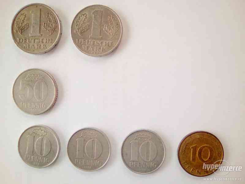 směs německých mincí - foto 1