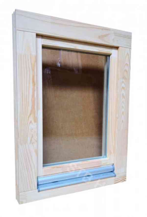 Dřevěné Euro okno 60x80 