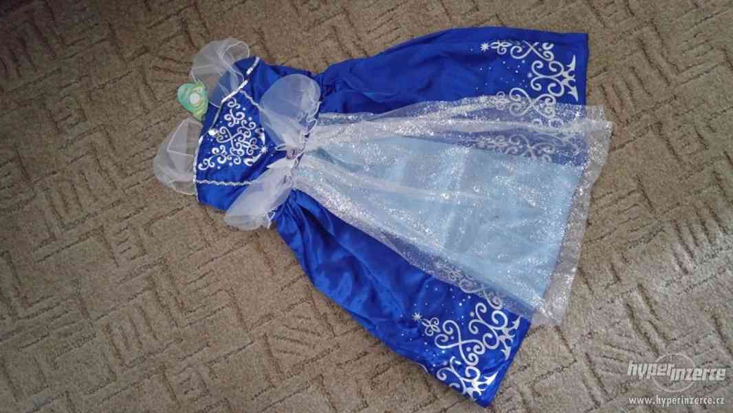 Krásné modré šaty - kostým pro princeznu - foto 1