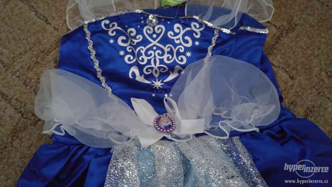 Krásné modré šaty - kostým pro princeznu - foto 2